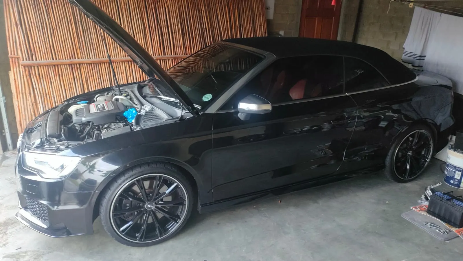 Audi S3 Cabriolet engine service by Mobile Vehicle Diagnostics Cape Town