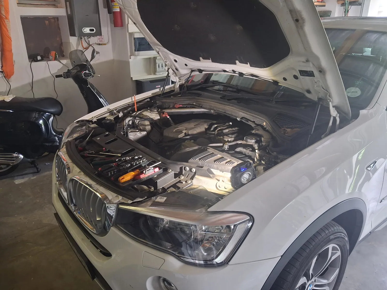 BMW X3 engine diagnostics and repair by mobile mechanic in Cape Town